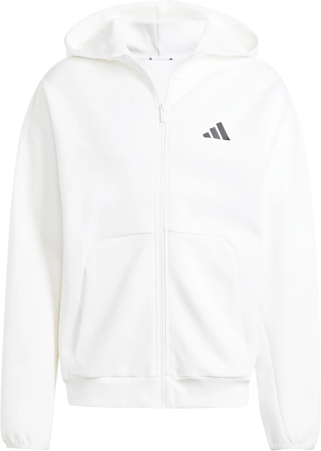 adidas Men's Future Icons Small Logo Full-Zip Hoodie