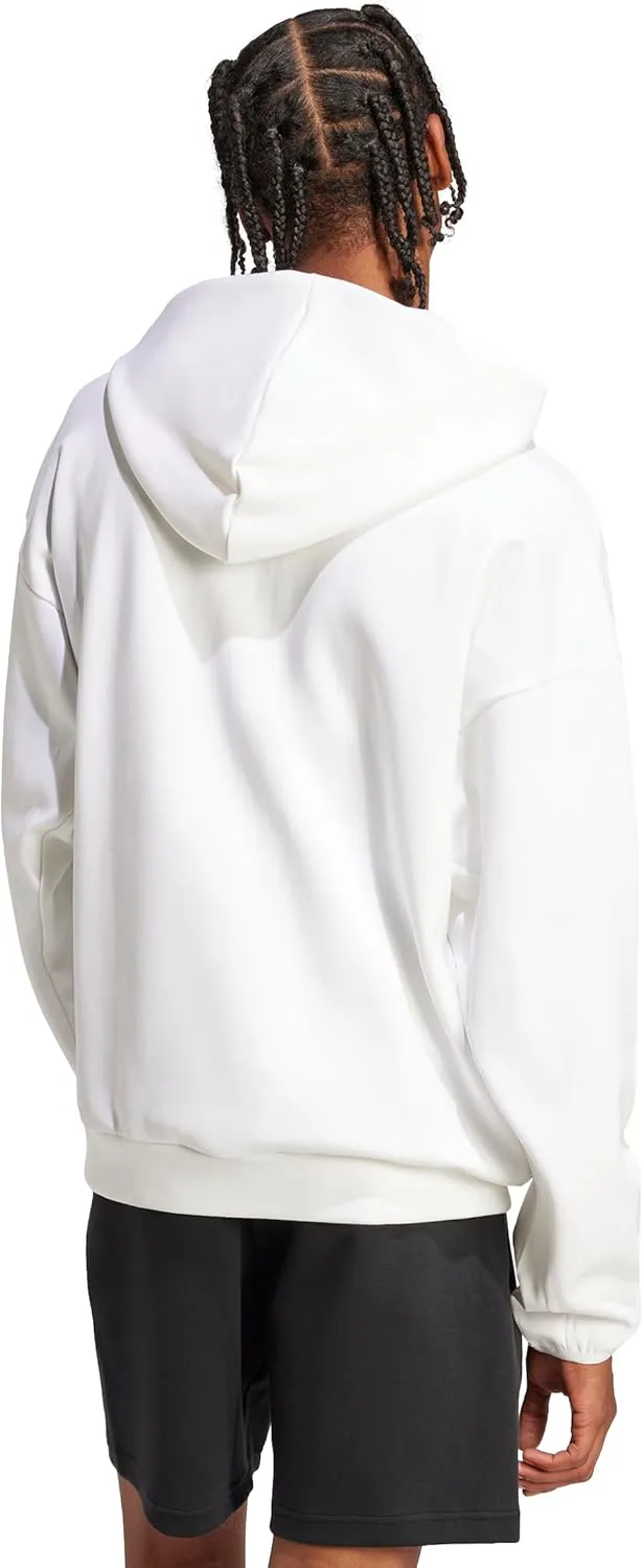 adidas Men's Future Icons Small Logo Full-Zip Hoodie