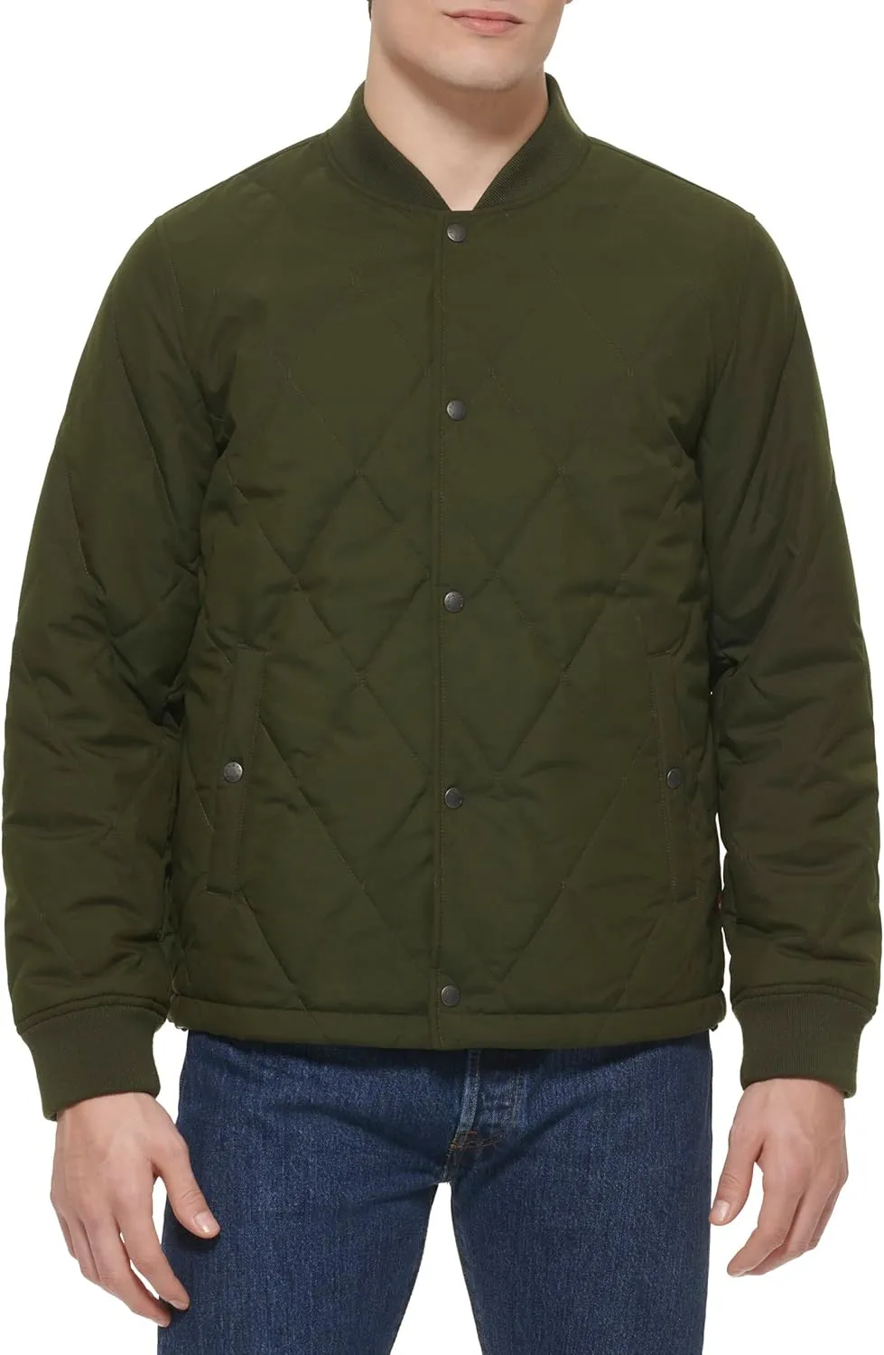 Levi's Men's Quilted Open Bottom Bomber Jacket