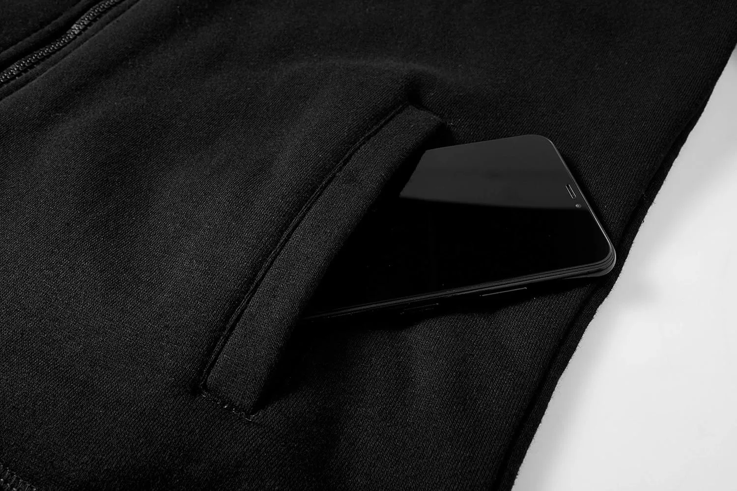 Men's Full Zip Fleece Hoodie zippered Color Block hooded slim Fit Long Sleeve Lightweight Sweatshirt