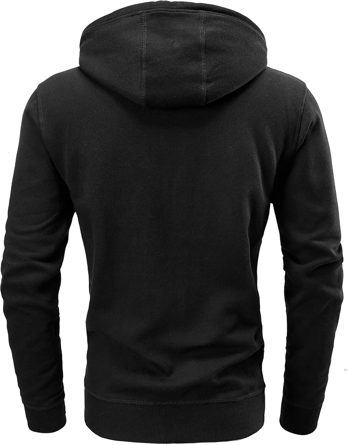 Men's Full Zip Fleece Hoodie zippered Color Block hooded slim Fit Long Sleeve Lightweight Sweatshirt