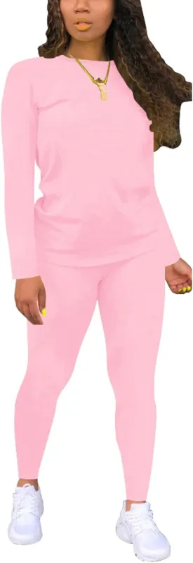 Nimsruc Two Piece Outfits For Women Casual Jogging Suit Sweatsuits Sets