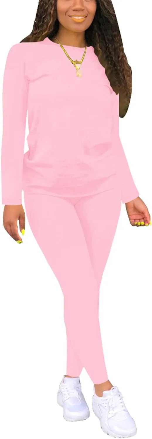 Nimsruc Two Piece Outfits For Women Casual Jogging Suit Sweatsuits Sets