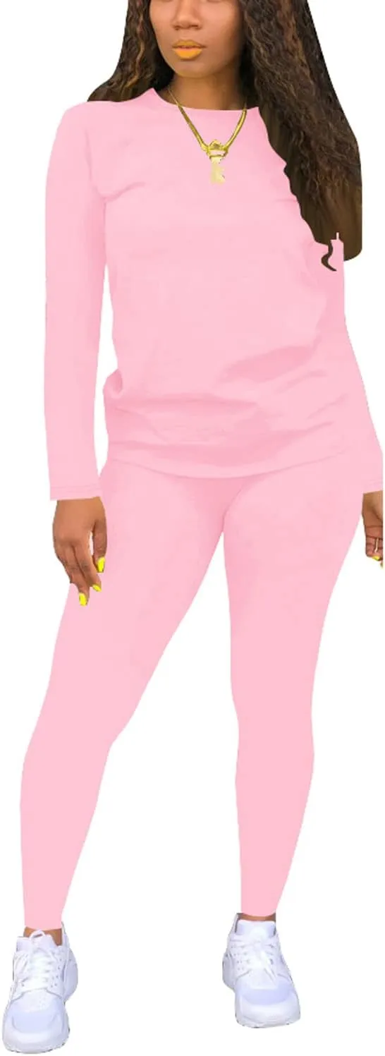 Nimsruc Two Piece Outfits For Women Casual Jogging Suit Sweatsuits Sets