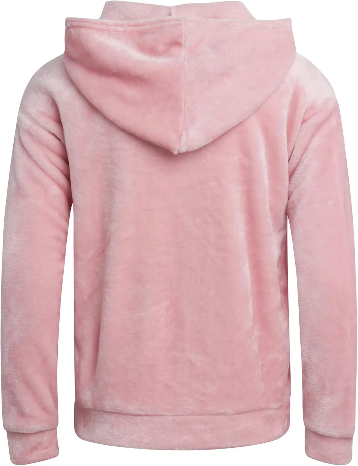 RBX Girls' Sweatshirt - Sherpa Fleece Zip Up Hoodie Sweatshirt - Cozy Casual Fashion Sweatshirt for Girls (7-16)