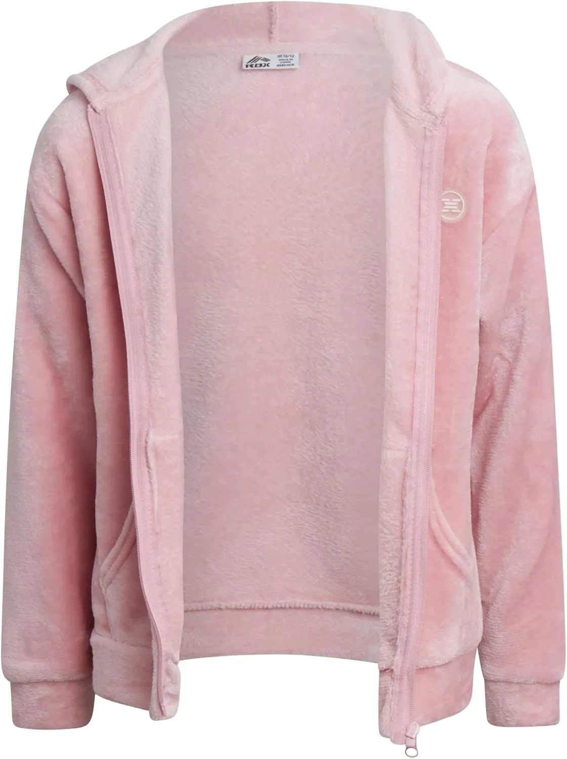 RBX Girls' Sweatshirt - Sherpa Fleece Zip Up Hoodie Sweatshirt - Cozy Casual Fashion Sweatshirt for Girls (7-16)